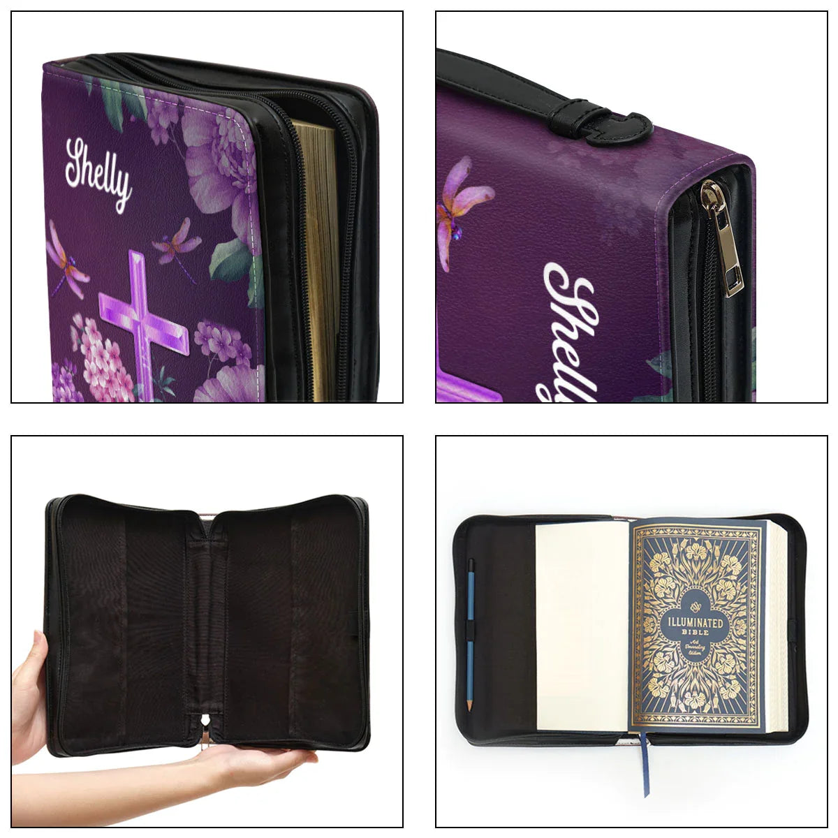 Personalized Psalm 34:1 Bible Cover Case