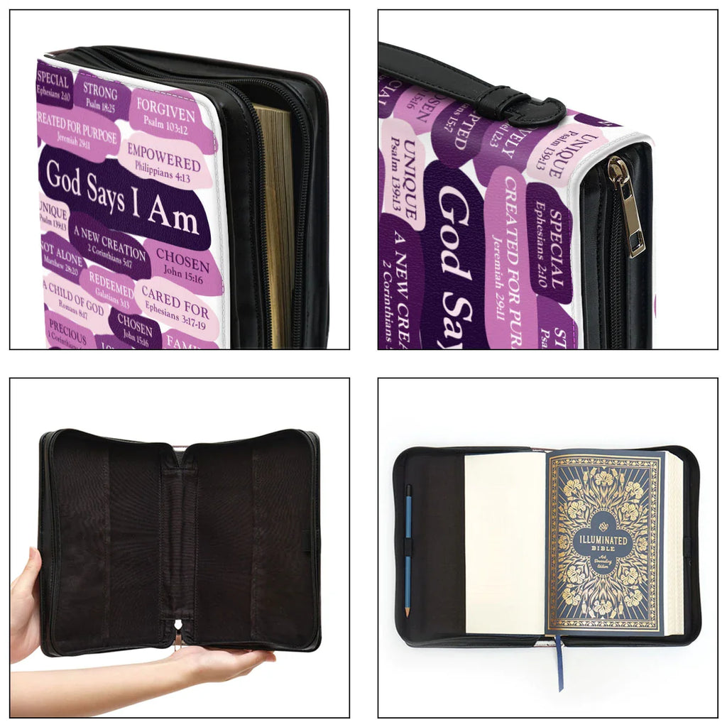 Personalized What God Says About You Bible Cover