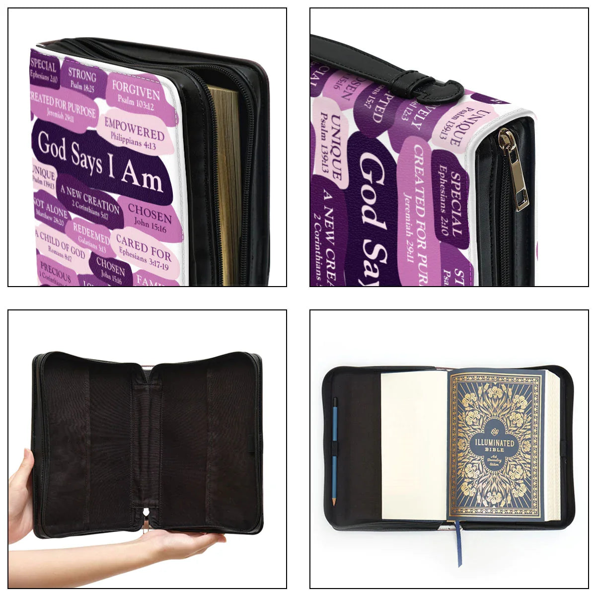 Personalized What God Says About You Bible Cover