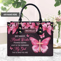 Way Maker Butterfly Personalized Leather Handbag