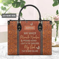 Way Maker Butterfly Carved Leather Handbag