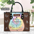 Way Maker Butterfly Tie Dye Leather Handbag