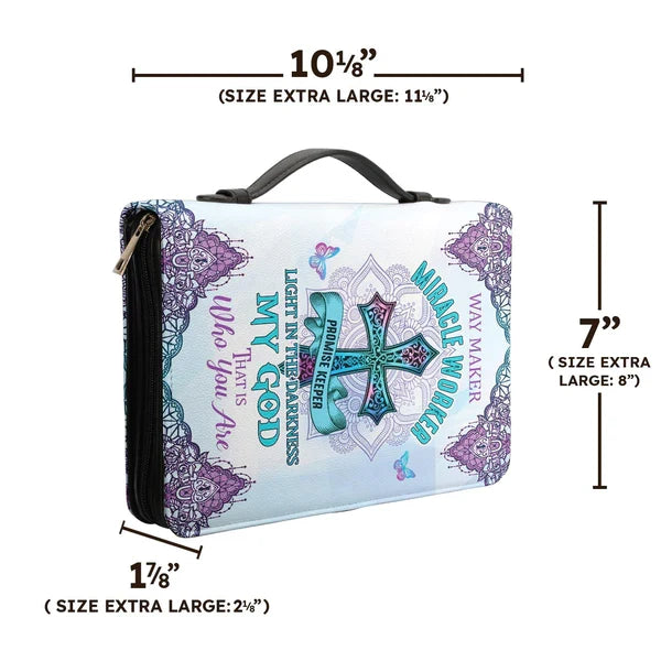 Personalized Way Maker Miracle Worker Bible Cover