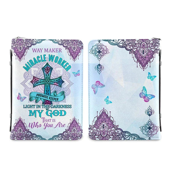 Personalized Way Maker Miracle Worker Bible Cover
