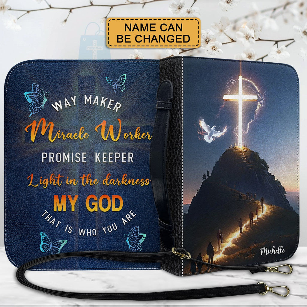 Personalized Way Maker Miracle Worker Bible Cover