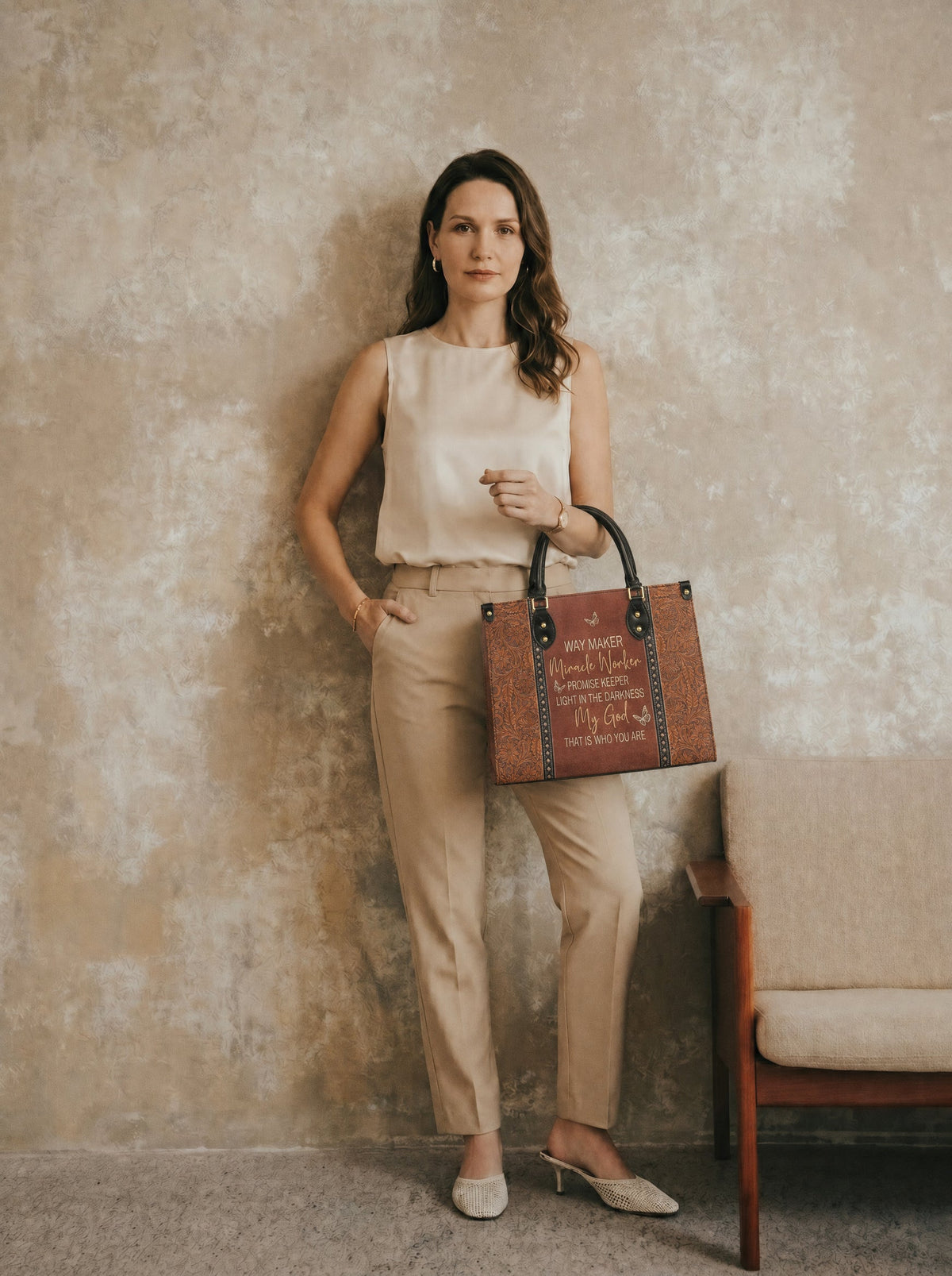 Waymaker Christian Leather Handbag