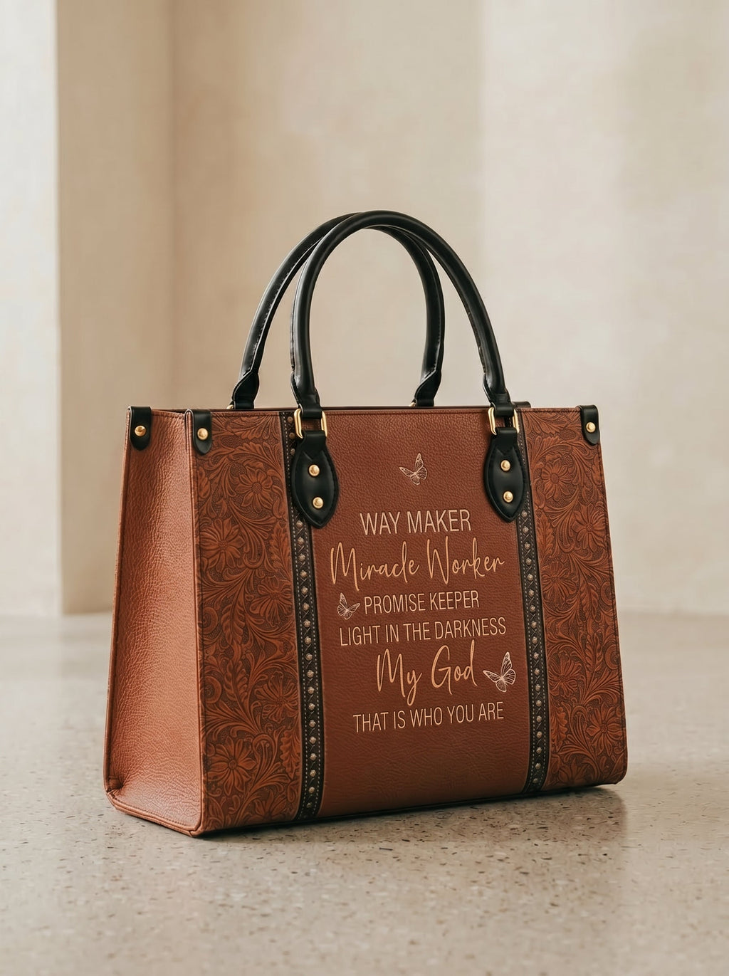 Waymaker Christian Leather Handbag