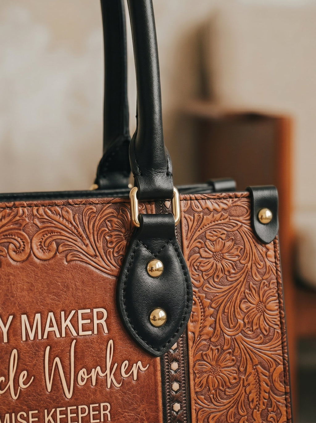Waymaker Christian Faith Leather Handbag