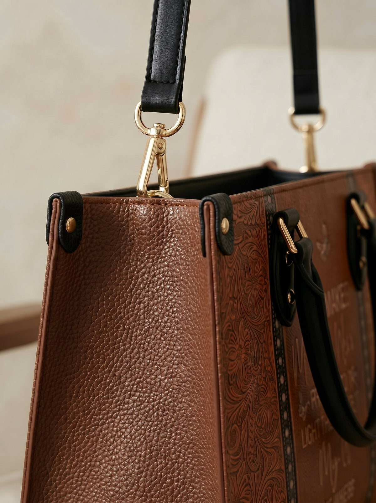 Waymaker Faith Leather Shoulder Handbag