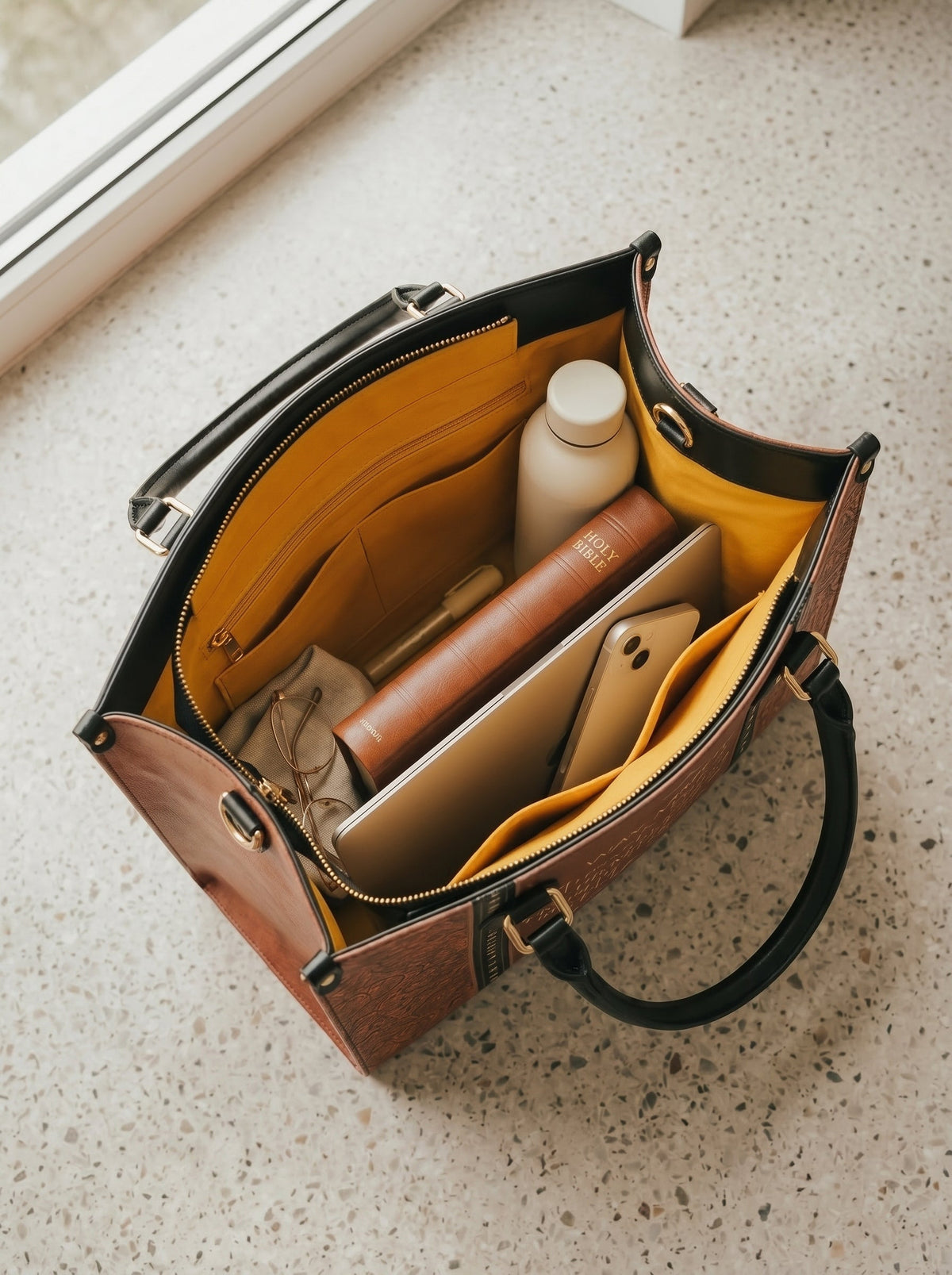 Waymaker Christian Faith Leather Handbag