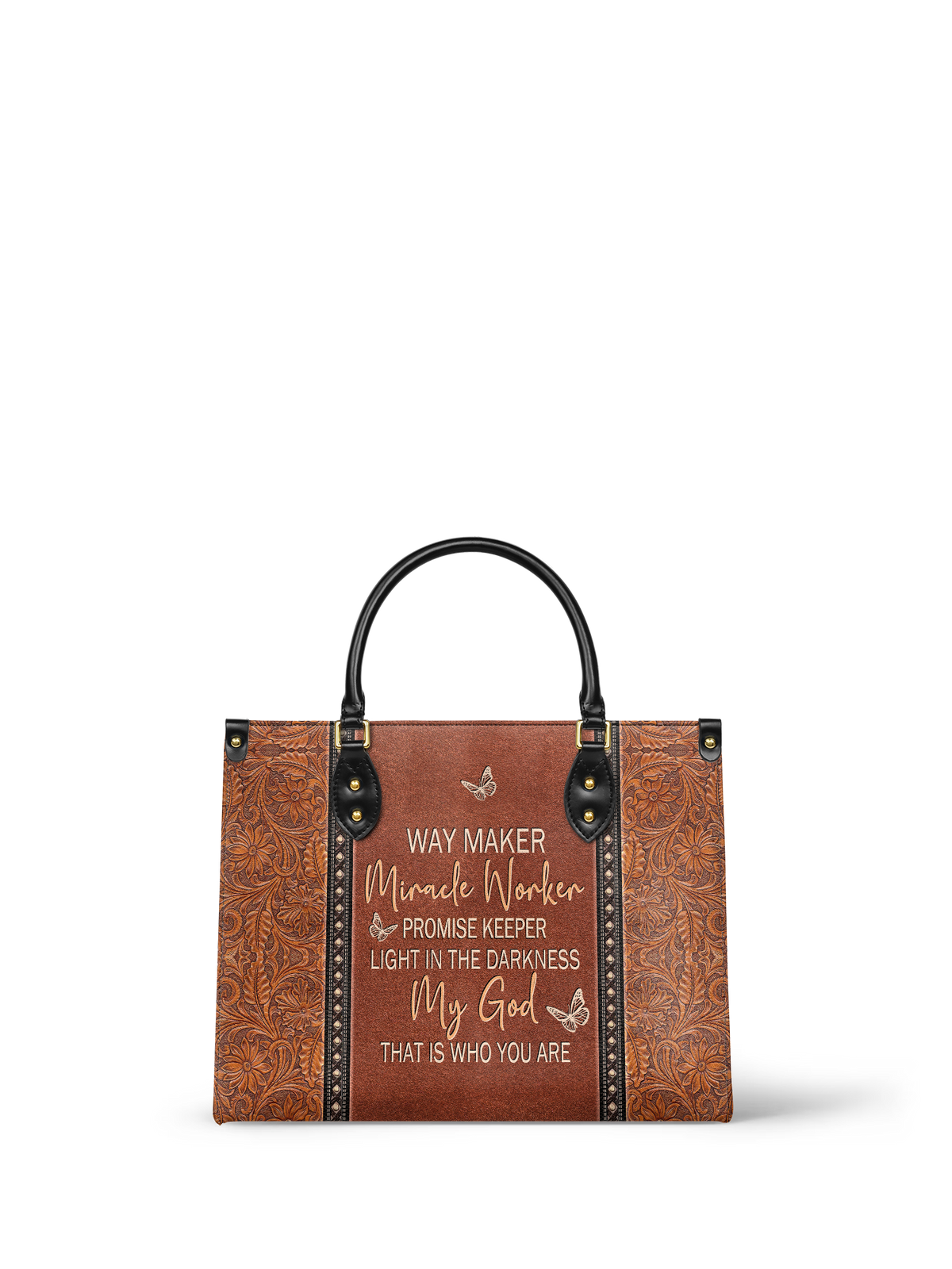Waymaker Faith Leather Shoulder Handbag