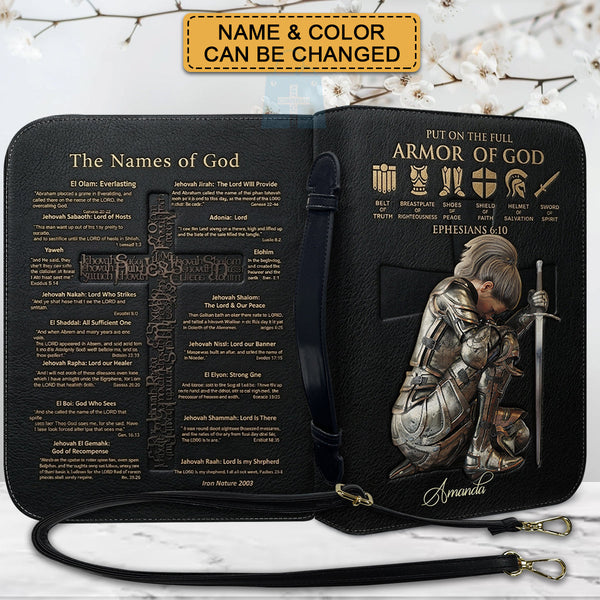 Personalized Armor of God Bible Cover Case