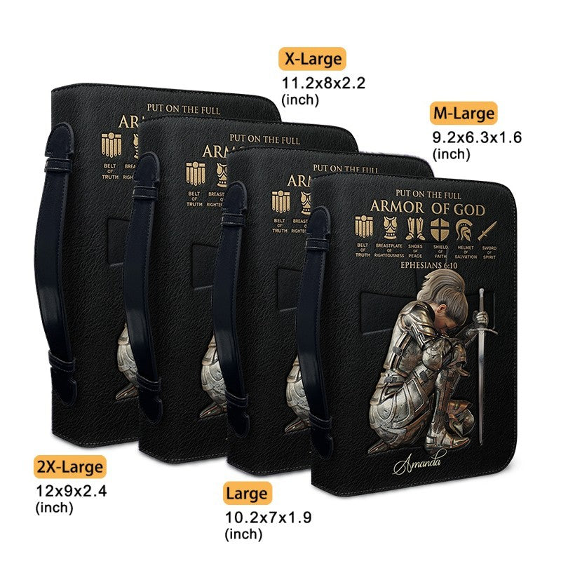 Personalized Armor of God Bible Cover Case