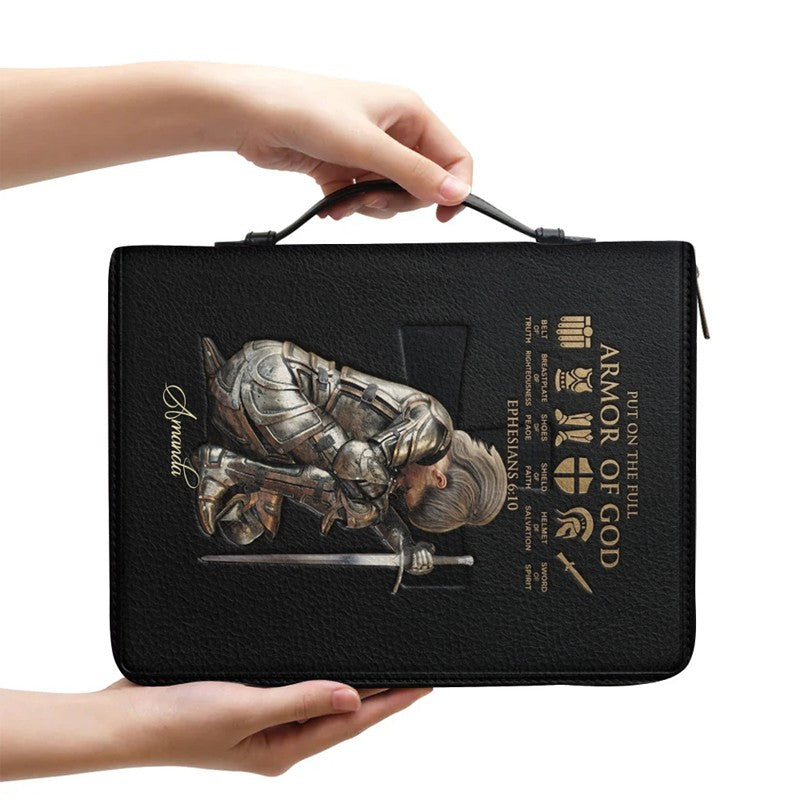 Personalized Armor of God Bible Cover Case