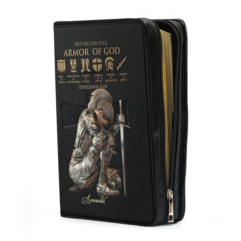 Personalized Armor of God Bible Cover Case