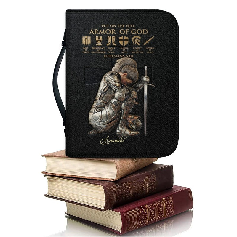 Personalized Armor of God Bible Cover Case