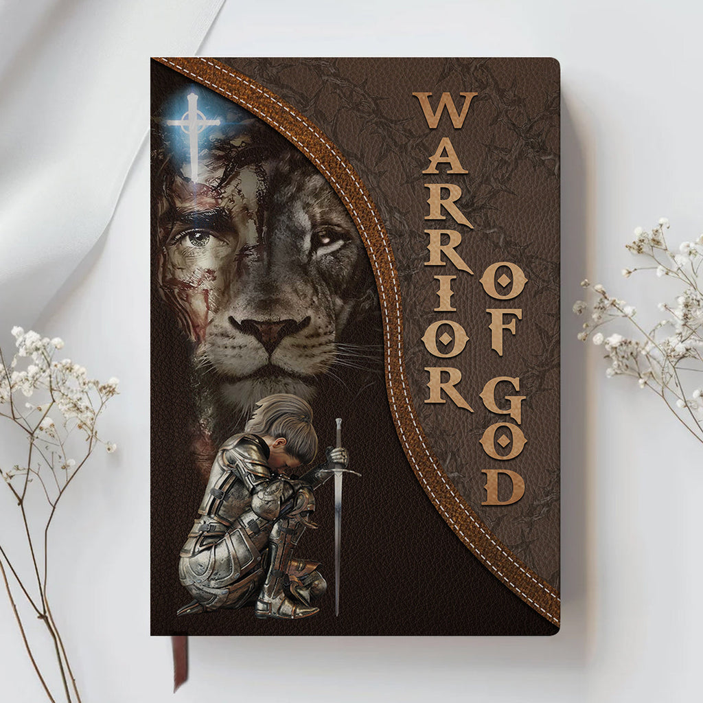 Personalized "Warrior Of God" Leather Prayer Journal