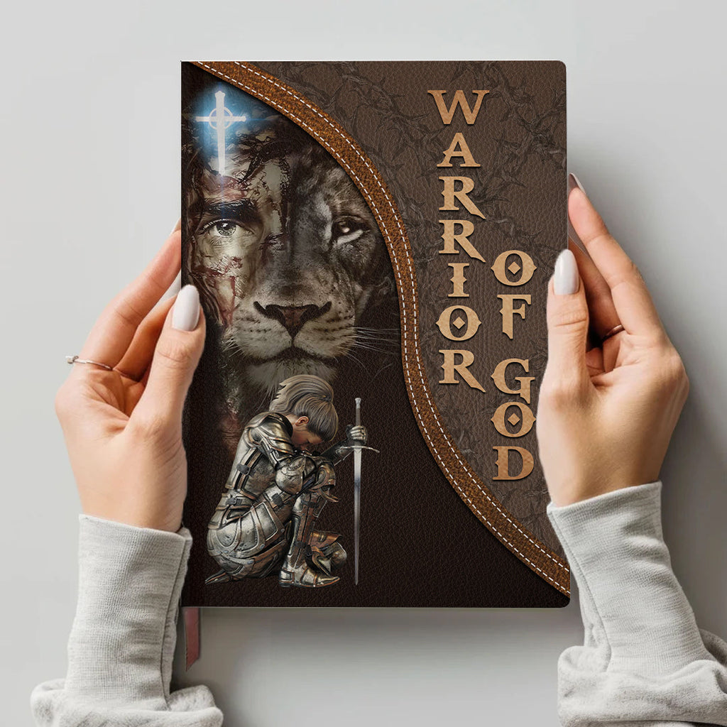 Personalized "Warrior Of God" Leather Prayer Journal