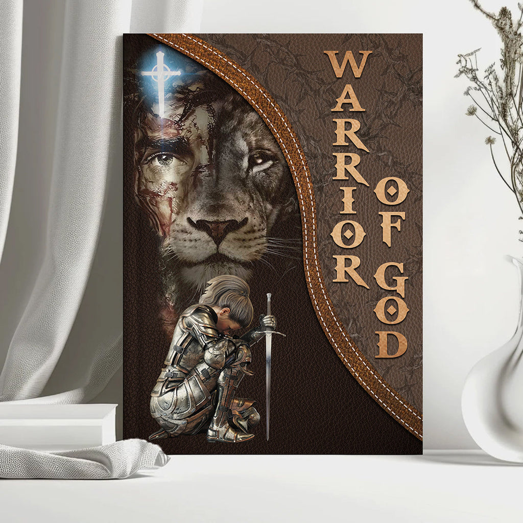 Personalized "Warrior Of God" Leather Prayer Journal