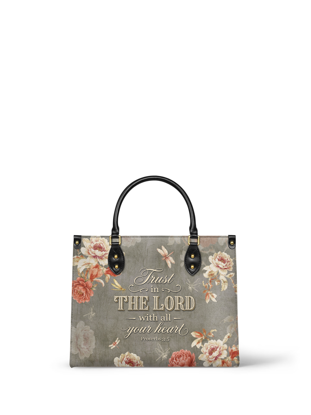 Wholehearted Proverbs 3:5 Deluxe Vegan Handbag