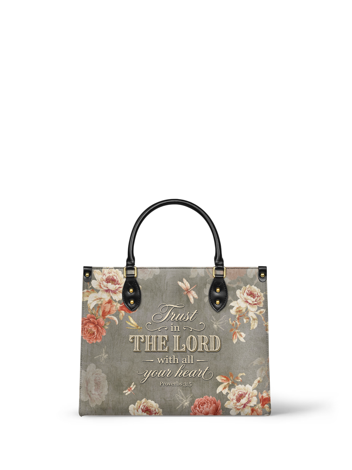 Wholehearted Proverbs 3:5 Deluxe Vegan Handbag