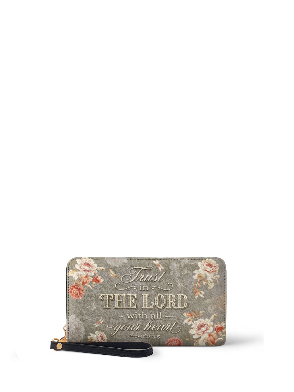 Wholehearted Proverbs 3:5 Wristlet Wallet