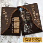Personalized "Warrior Of God" Leather Prayer Journal