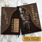 Personalized "Warrior Of God" Leather Prayer Journal
