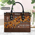 You Are Loved John 3:16 Butterfly Handbag