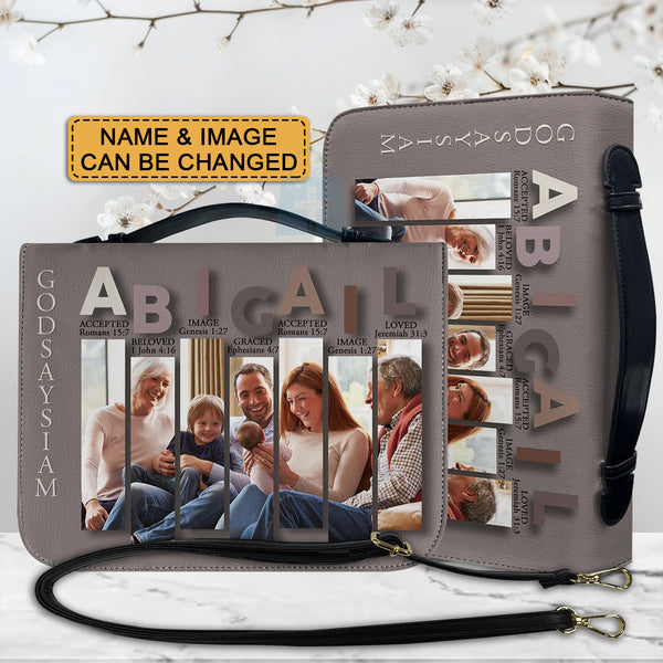 Personalized Sacred Name Meaning Bible Cover