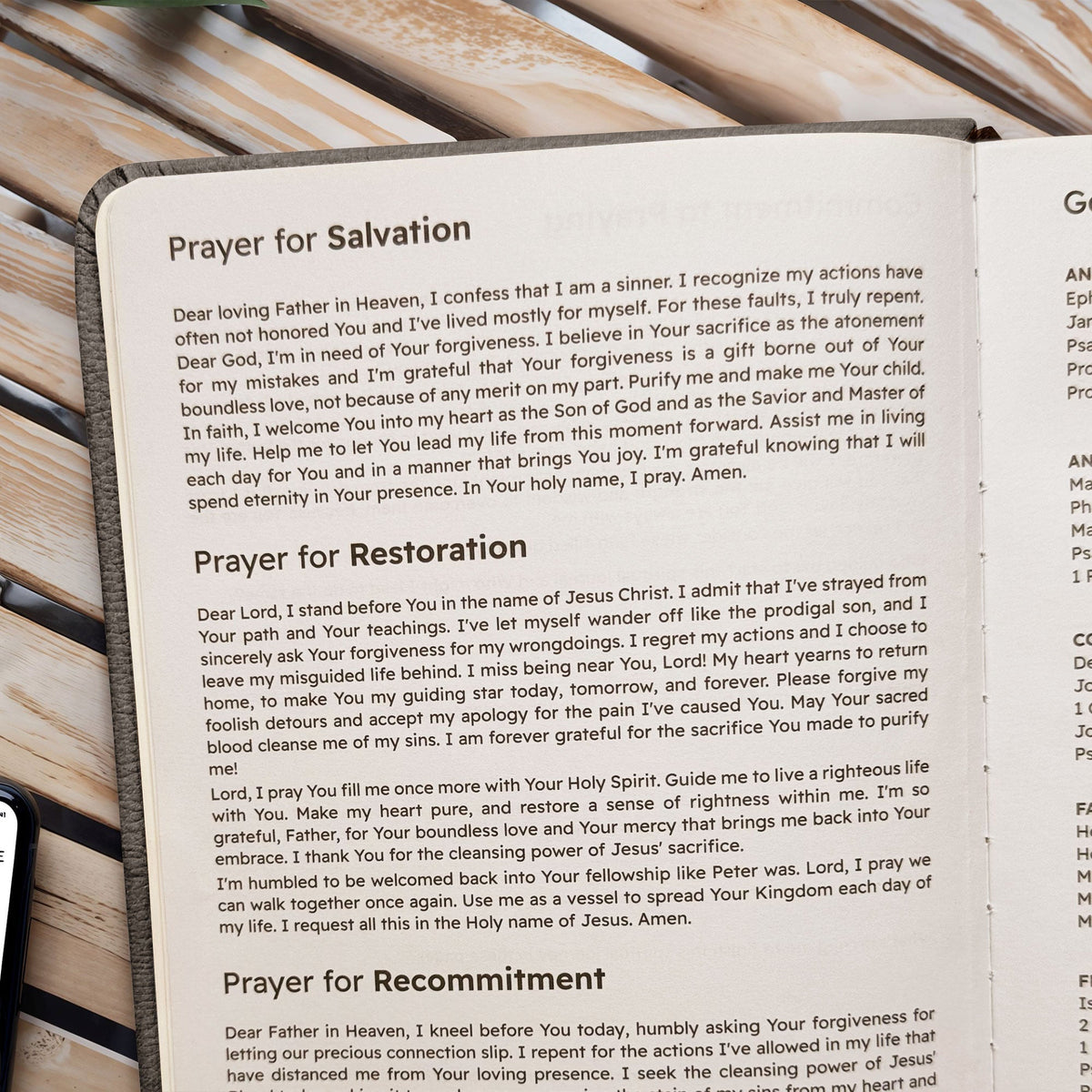 Guided Proverbs 16:9 Leather Prayer Journal