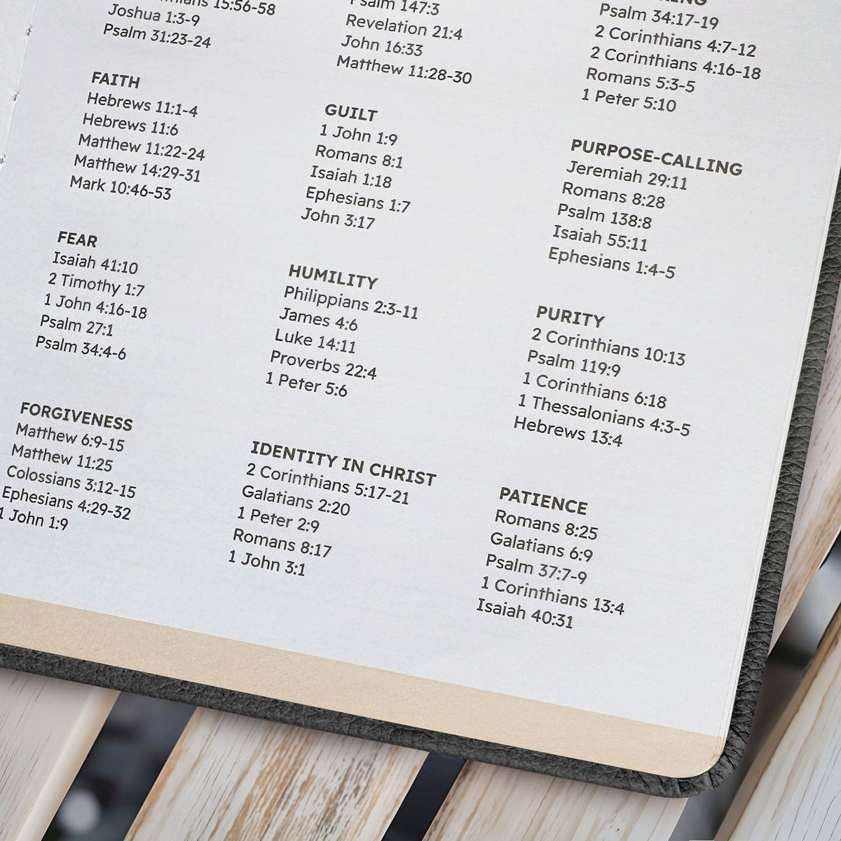 Guided Proverbs 16:9 Leather Prayer Journal