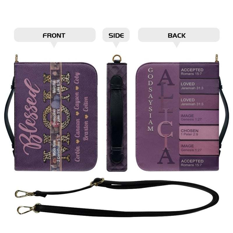 Personalized Name Meaning Bible Cover