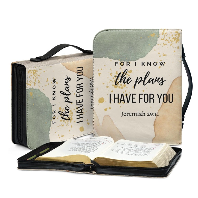 Personalized Floral Jeremiah 29:11 Bible Cover