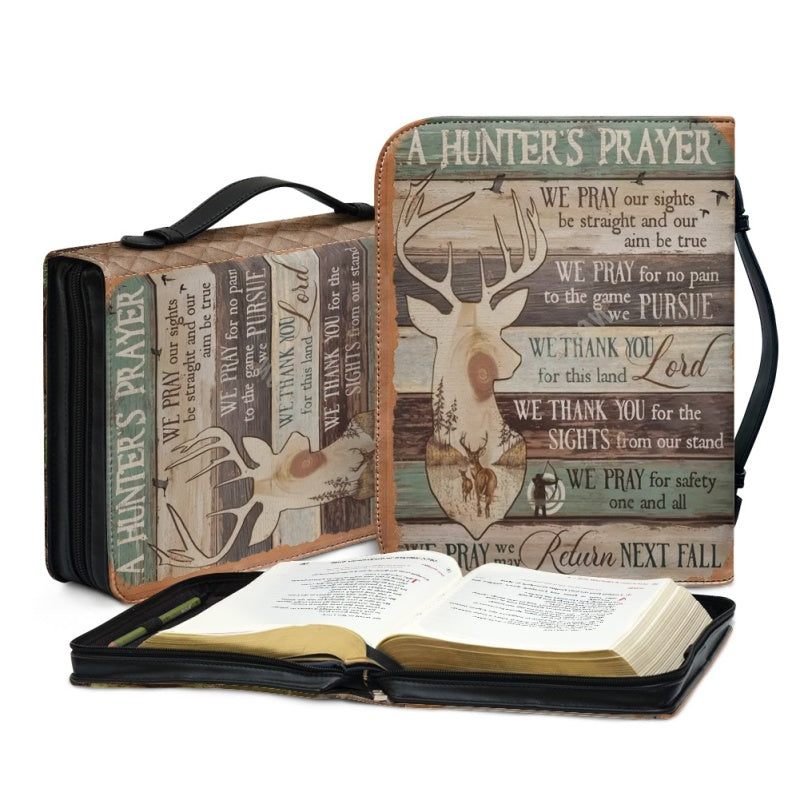 Personalized Gone Hunting Fishing Bible Cover