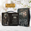Personalized Armor of God Leather Bible Cover