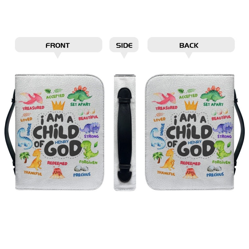 Personalized Dinosaur Child of God Bible Cover