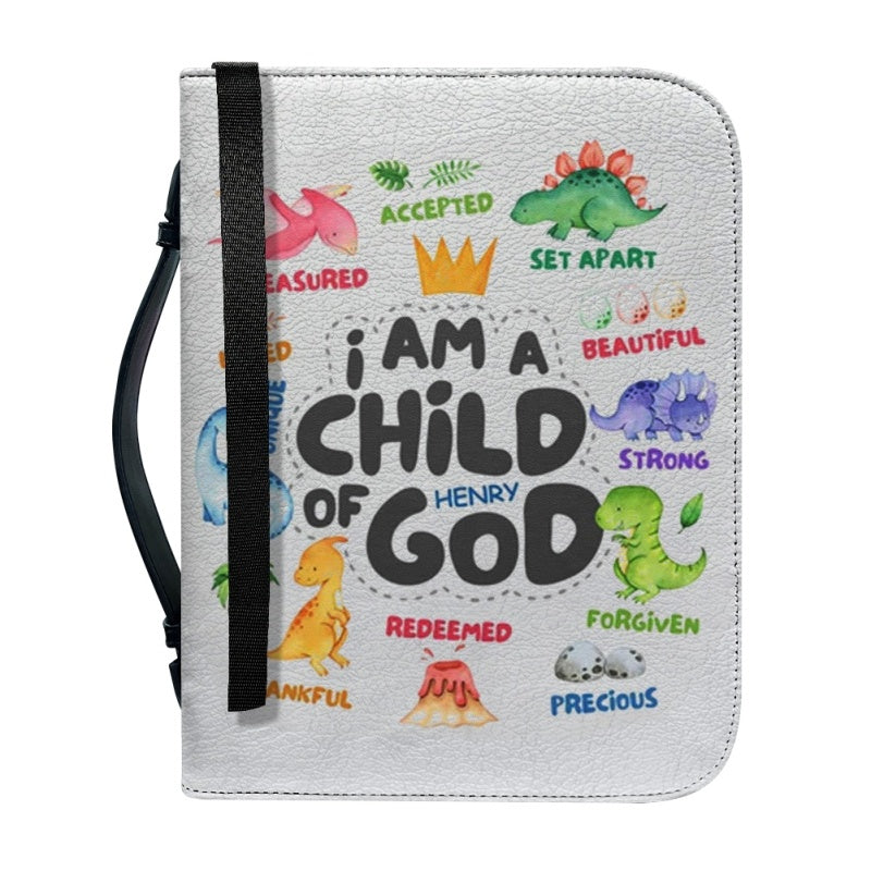 Personalized Dinosaur Child of God Bible Cover