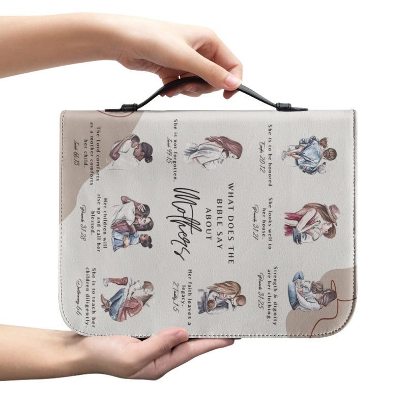 Personalized Scripture Guide Bible Cover for Mom