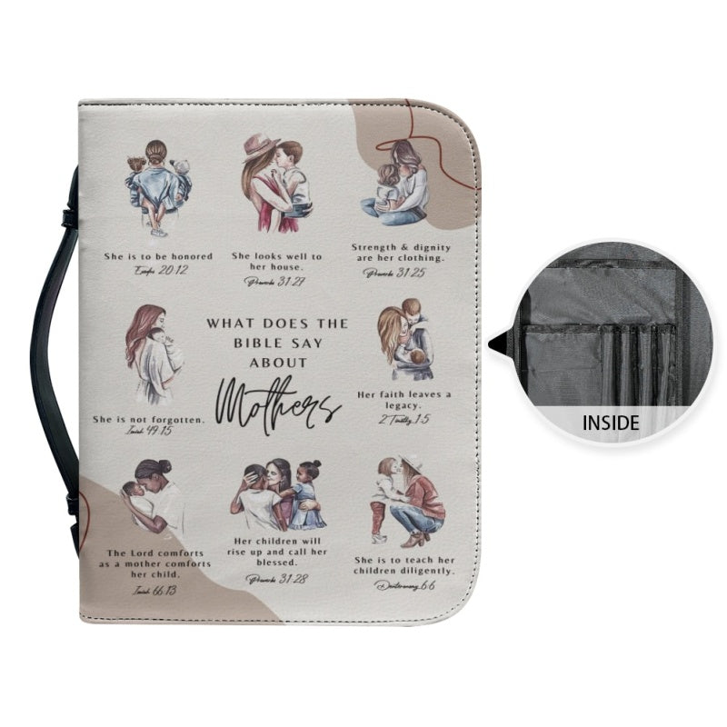 Personalized Scripture Guide Bible Cover for Mom