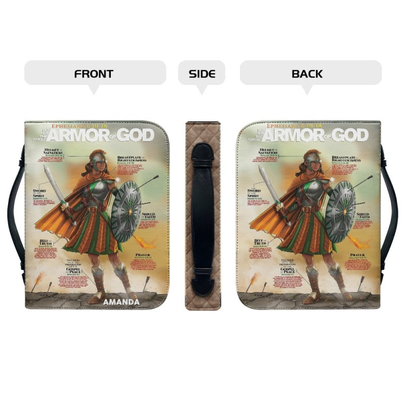 Personalized Armor of God Bible Cover
