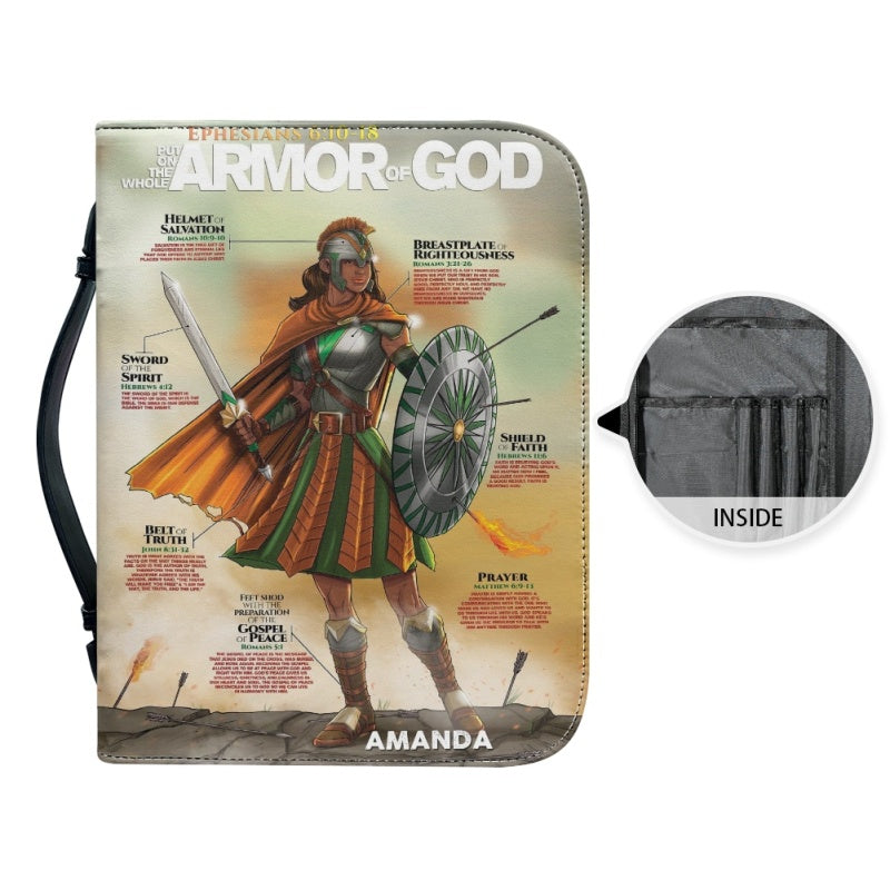 Personalized Armor of God Bible Cover