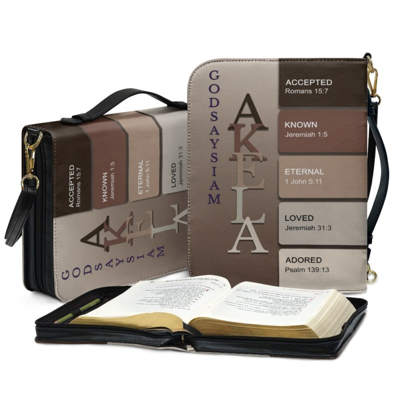 Organic Earth Personalized Name Bible Cover