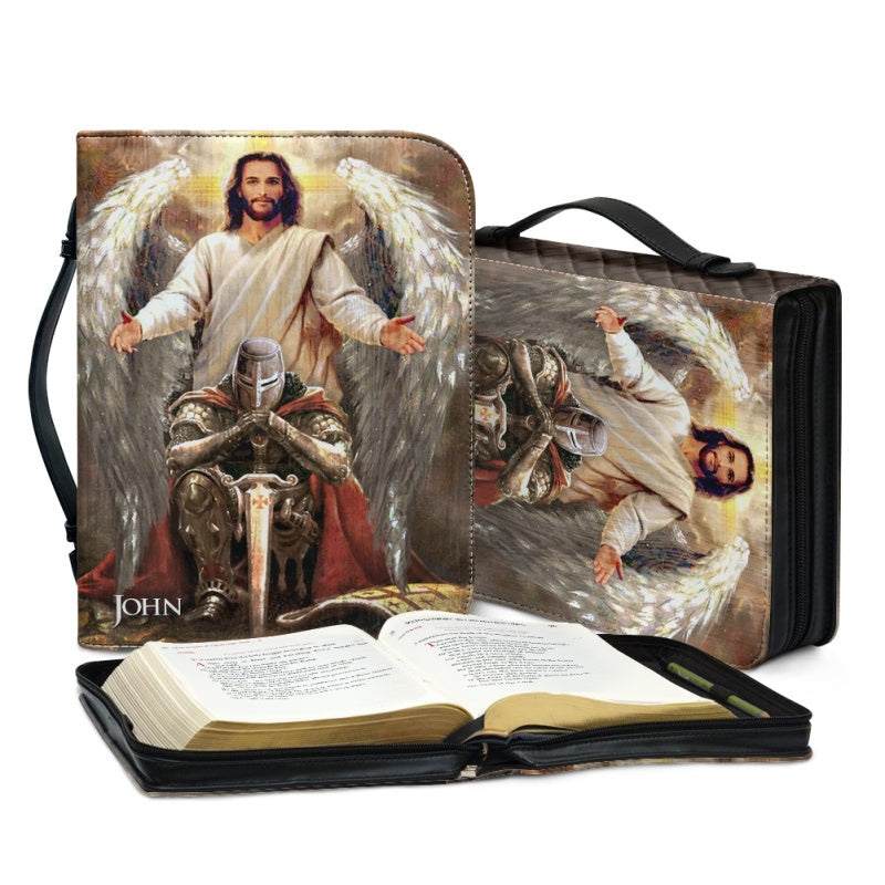 Personalized Warrior Lion Bible Cover