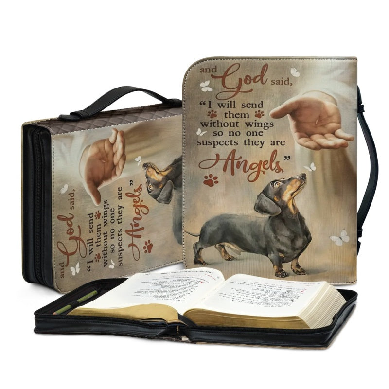 Personalized Dachshund Faith Bible Cover