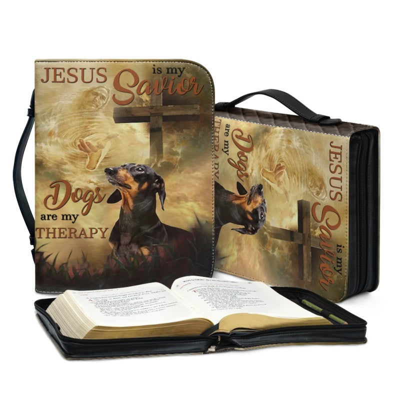 Personalized Dachshund Faith Bible Cover