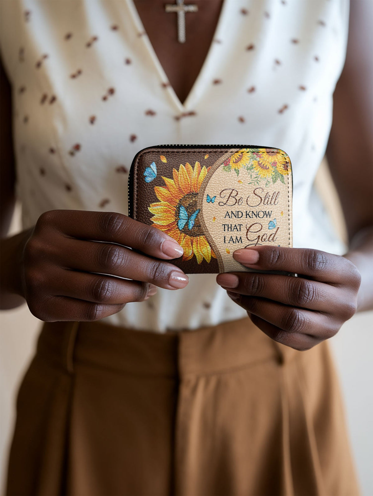 Psalm 46:10 Presence Mini Wallet