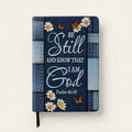 Psalm 46:10 Reflect Leather Prayer Journal