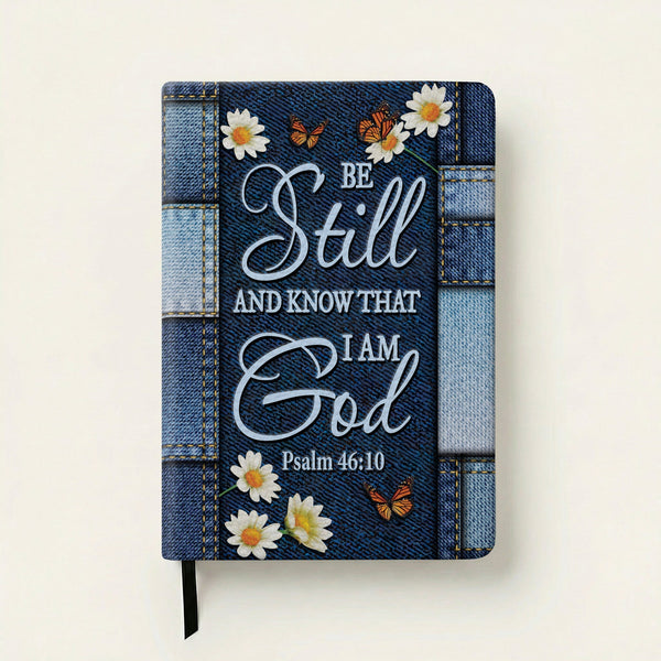 Reflect Psalm 46:10 Leather Prayer Journal