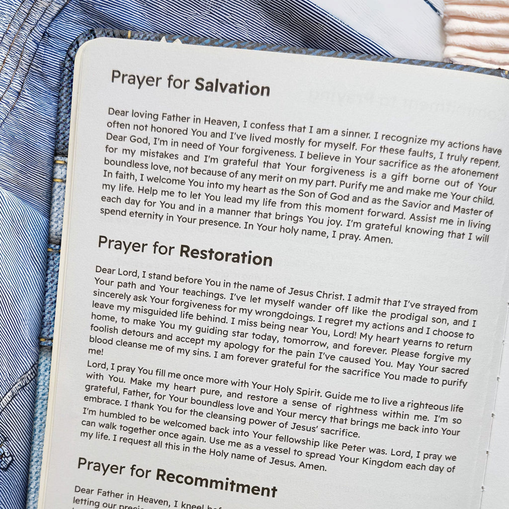 Psalm 46:10 Reflect Leather Prayer Journal
